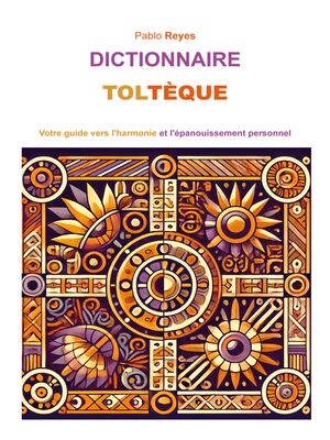 cover image of Dictionnaire Toltèque
